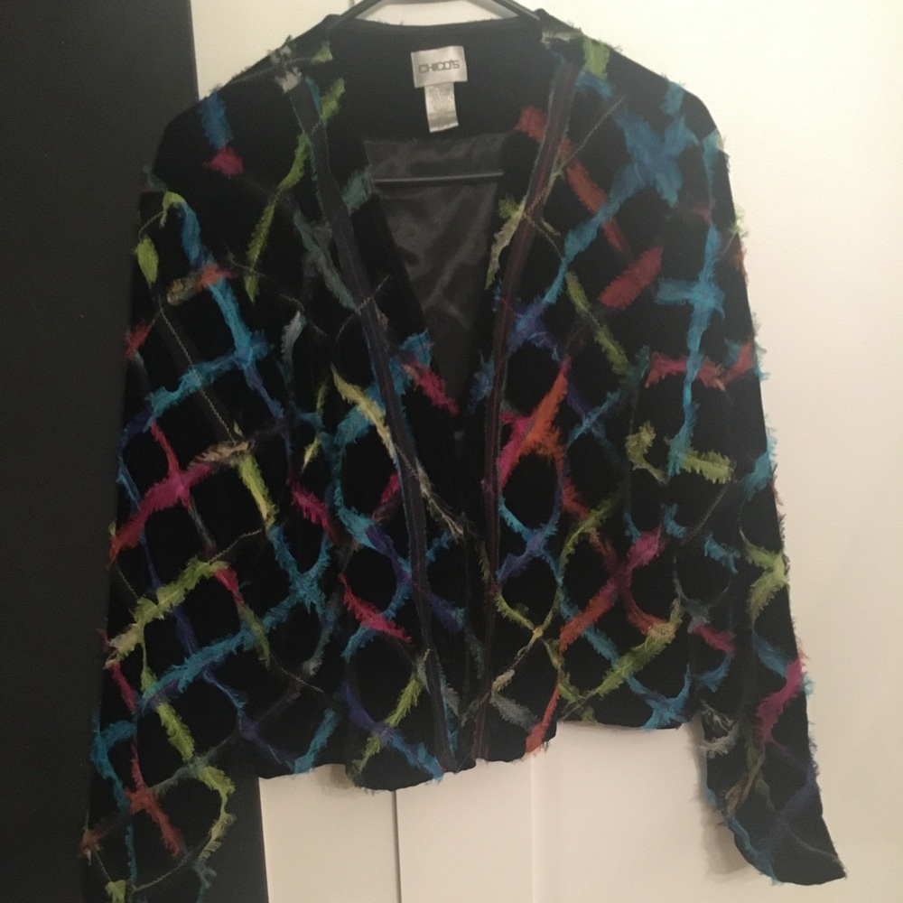 Chicos Multi color size L/2 blazer